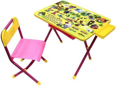 Комплект мебели с детским столом Дэми Медведи №3/1 - фото