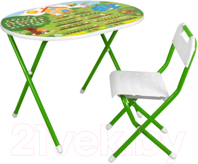 Комплект мебели с детским столом Дэми На даче №у3-01 - фото