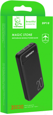 Портативное зарядное устройство VDENMENV DP10 20000mAh - фото