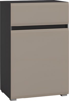 Тумба Mobi Сидней 16.231.02 (антрацит 0164/велютто капучино AG 707) - фото