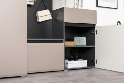 Тумба Mobi Сидней 16.231.02 (антрацит 0164/велютто капучино AG 707)