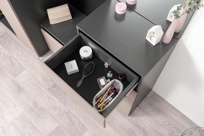 Тумба Mobi Сидней 16.231.02 (антрацит 0164/велютто капучино AG 707)