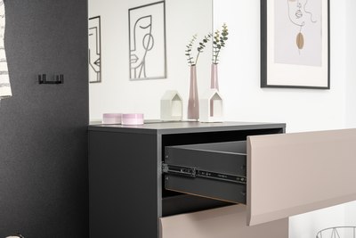 Тумба Mobi Сидней 16.231.02 (антрацит 0164/велютто капучино AG 707)