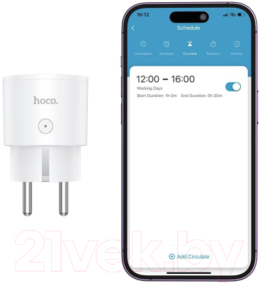 Умная розетка Hoco AC16