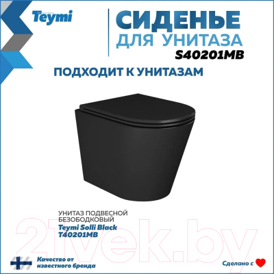Сиденье для унитаза Teymi S40201MB