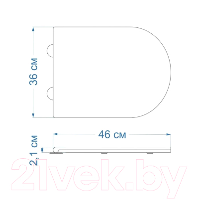 Сиденье для унитаза Teymi S40201MB