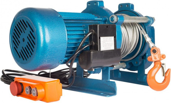 Лебедка электрическая TOR ЛЭК-300 E21 KCD 300кг 220 В с канатом 30 м (T) / 1026400 - фото