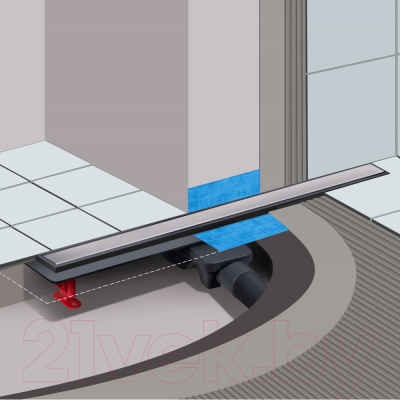 Трап для душа Berges Optim Line Plus 800 / 090518