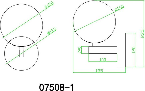 Бра Kinklight Сида 07508-1.01 (белый)
