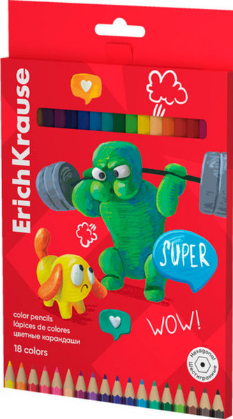 Набор цветных карандашей Erich Krause Jolly Friends / 61793 - фото