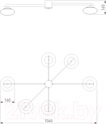 Люстра Евросвет 70220/6