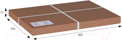 Сервировочный столик Мебелик Новум (белый/серый графит/серый бетон)