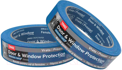 Лента малярная Beorol Двери и окна 24мм/50м