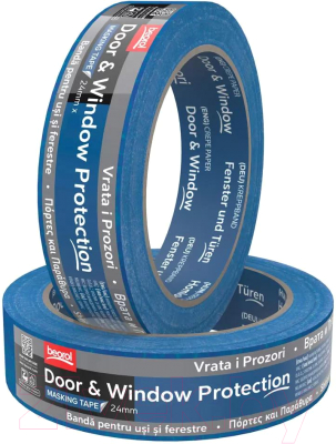 Лента малярная Beorol Двери и окна 24мм/50м