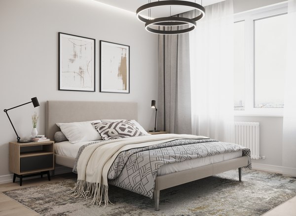 Полуторная кровать Moon Family 1256 / MF011263