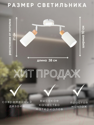 Спот Aitin-Pro НПБ 02-2x40-102 / DA6127/2