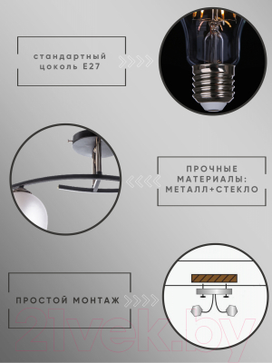 Потолочный светильник Aitin-Pro НПБ 02-2x60-101 / XA1587B/2