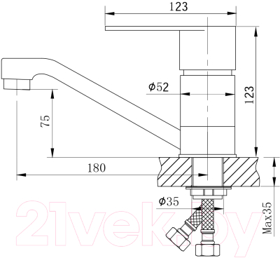 Смеситель Ekko E45802