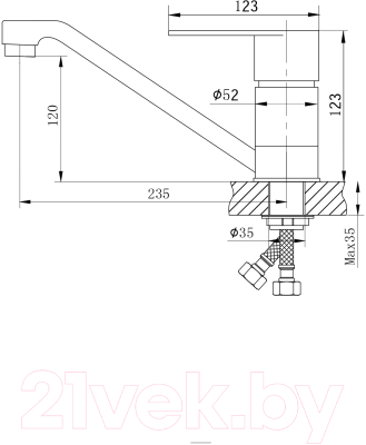 Смеситель Ekko E49802
