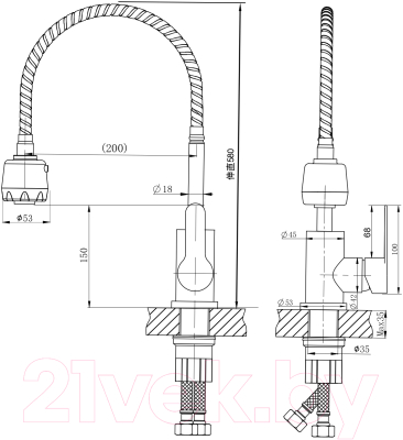 Смеситель Ekko E42801