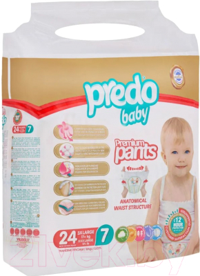 Подгузники-трусики детские Predo Baby Pants №7 17+ кг - фото
