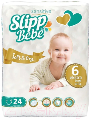 Подгузники детские Slipp Bebe №6 15+ кг - фото