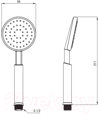 Душевая система со смесителем Deante Temisto Bronzo NAC M9QT