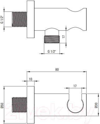 Душевая система со смесителем Deante Temisto Bronzo NAC M9QT