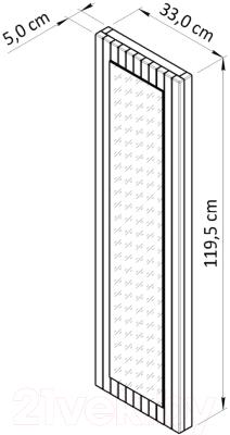 Зеркало Dipriz Piaforte Д.68025.1
