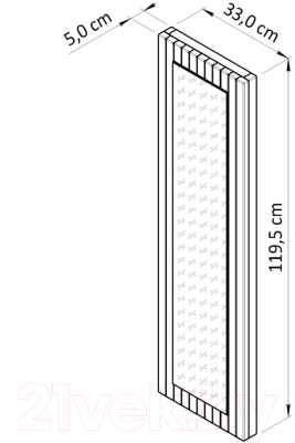 Зеркало Dipriz Piaforte Д.68024.1