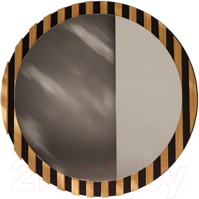 Зеркало Dipriz Piaforte Д.68023.1 (дикий дуб/черный) - фото