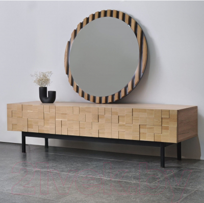 Зеркало Dipriz Piaforte Д.68023.1 (дикий дуб/черный)