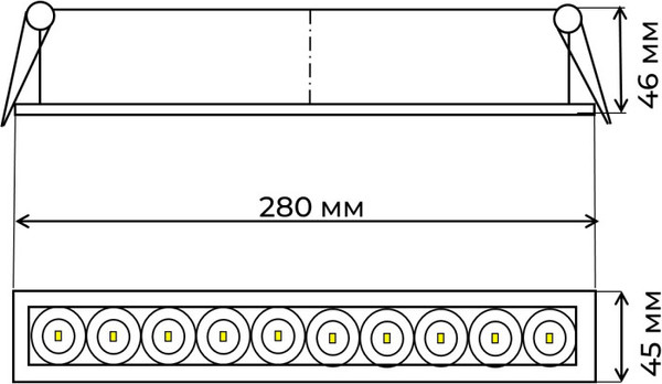 Точечный светильник De Markt Информ 851010401