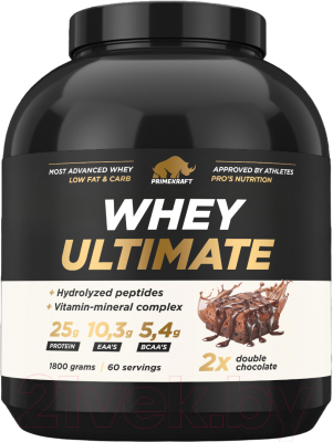 Протеин Prime Kraft Whey Ultimate Двойной Шоколад - фото