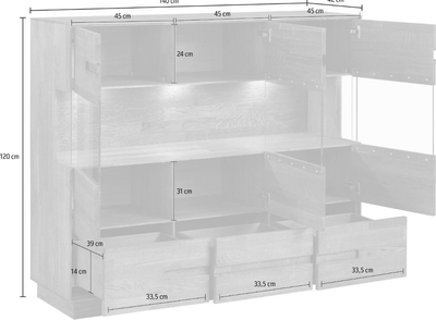 Тумба Dipriz Pavo Д.1293