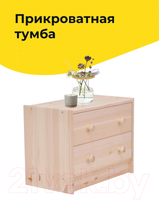 Прикроватная тумба Dipriz Раст 2 Д.1430.1