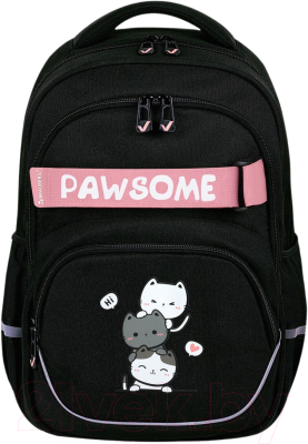 Школьный рюкзак Brauberg Motion. Cat tower / 272033 - фото