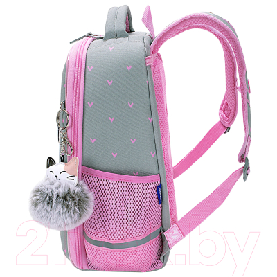 Школьный рюкзак Brauberg Light. Cat Patches / 272030