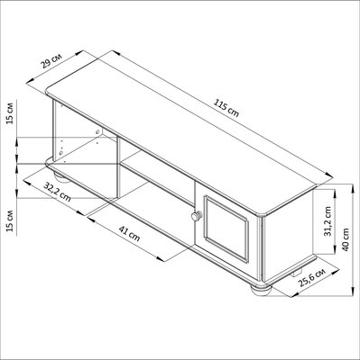 Тумба Dipriz Д.50185.7