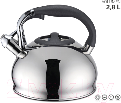 Чайник со свистком Weis W-17980