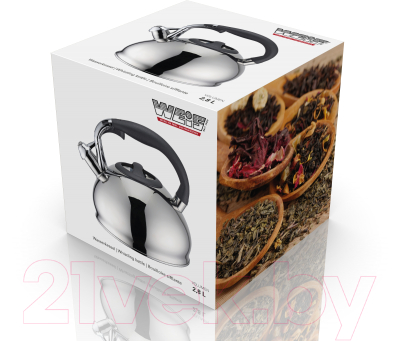 Чайник со свистком Weis W-17980