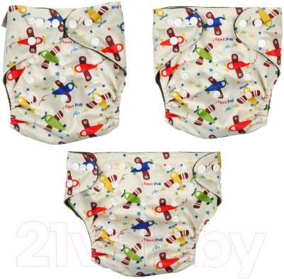 Подгузник многоразовый Крошка Я Самолеты / 9050606