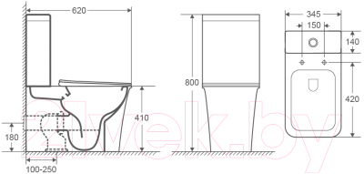 Унитаз напольный Cerutti Arno CT7838