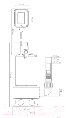 Фекальный насос Джилекс Фекальник 260/10 Н / 5306