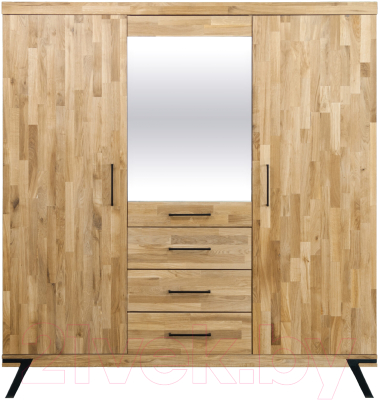 Шкаф Dipriz Flevers 3дв 3ящ / Д.70052 - фото