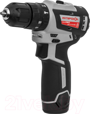 Аккумуляторная дрель-шуруповерт Интерскол 12V (767.2.2.45) - фото