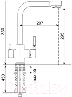 Смеситель Ulgran Quartz UQ-016-07