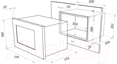 Микроволновая печь Akpo MEA 82008 MEP02 WH