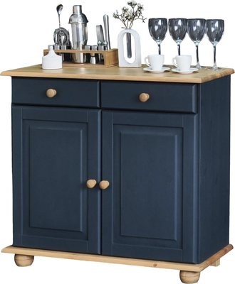 Тумба Dipriz Lena Д.10086.3 (серый воск/антик) - фото