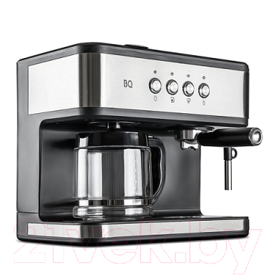 Кофеварка эспрессо BQ CM1005 2в1 (сталь/черный)